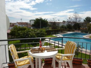 Apartments in Nerja - Pool view from Terrace