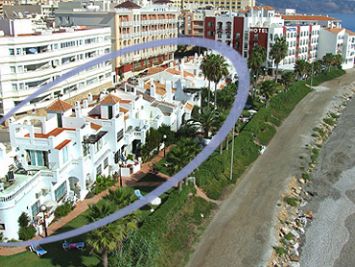 Apartments Nerja - Overhead View of the Apartments