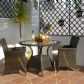 Click for full size image of Villas in Nerja - Terrace with table and 2 chairs
