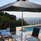 Click for full size image of Pool with view from patio - Villas nerja
